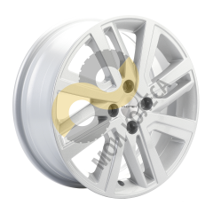 Khomen Wheels KHW1609 6.0x16 4x100  ET48 Dia54.1 G-Silver 
