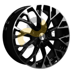 Khomen Wheels KHW1718 7x17 5x110 ET46 Dia63.3 Black-FP