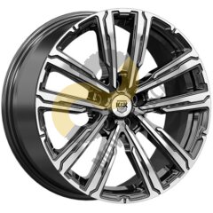КиК Аламер 7.5x18 5x114,3 ET45 Dia67.1 алмаз черный