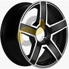 Khomen Wheels KHW1614 6.5x16 5x139,7 ET40 Dia98.5 Black-FP