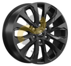 Skad КР007 8x20 6x139,7  ET38 Dia67.1 Fury Black 