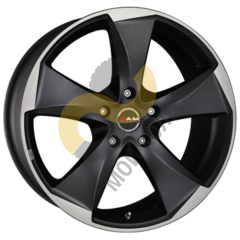 MAK Raptor 5 9.5x19 5x120 ET20 Dia72.6 Ice SuperDark
