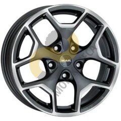 MAK Liberty 7.5x17 5x108  ET39 Dia72 Gun Met-Mirror Face 