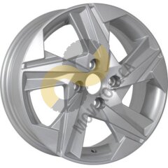 KDW KD1520 6x15 4x100 ET46 Dia54.1 Light Silver Painted