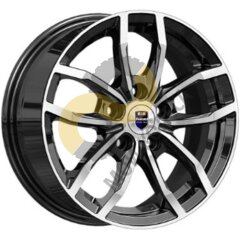 КиК Фрост 6.5x15 5x100  ET45 Dia67.1 алмаз черный 