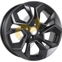 KDW KD1620 6.5x16 4x100 ET45 Dia60.1 Matt Black Painted