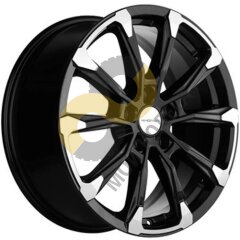 Khomen Wheels KHW1808 7.5x18 5x114,3 ET50 Dia54.1 Black-FP