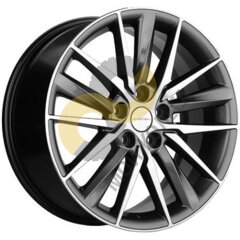 Khomen Wheels KHW1807 8x18 5x112  ET39 Dia66.6 Gray-FP 