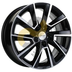 Khomen Wheels KHW1604 6x16 5x100 ET38 Dia57.1 Black-FP