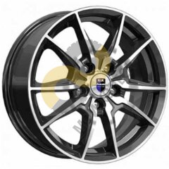 КиК Адамар 6.5x16 5x112  ET46 Dia57.1 алмаз черный ()