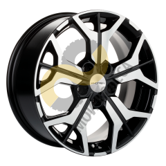 Khomen Wheels KHW1715 7x17 5x114,3  ET39 Dia60.1 Black-FP ()