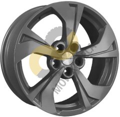Khomen Wheels KHW1724 7x17 5x108 ET36 Dia65.1 Gray