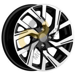 КиК КС1030 6x15 4x100  ET37 Dia60.1 алмаз черный 