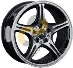 LS Wheels LS319 6.5x15 5x100  ET38 Dia57.1 BKF ()