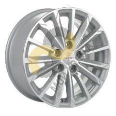 Khomen Wheels KHW1611 6.5x16 5x112  ET39.5 Dia66.6 G-Silver-FP 