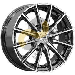 КиК Сандал 6x15 4x108 ET45 Dia63.3 алмаз черный