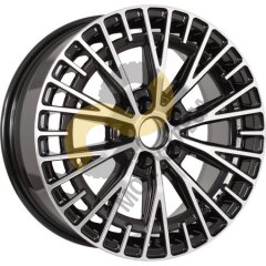 KDW KD1730 7x17 5x108 ET42 Dia65.1 Black Front Polished