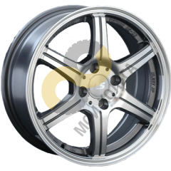 LS Wheels LS176 6.5x16 5x108  ET52.5 Dia63.3 GMF ()