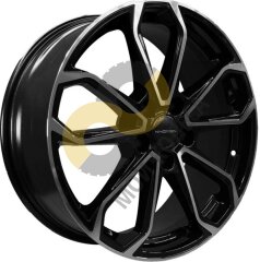 Khomen Wheels KHW1816 7x18 5x114,3 ET45 Dia67.1 Black-FP
