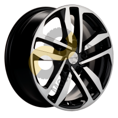 Khomen Wheels KHW1612 6.5x16 5x114,3  ET43 Dia67.1 Black-FP ()