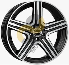 MAK Lewis 9.0x18 5x112 ET50 Dia66.6 Black Mirror