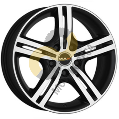 MAK Velocity 7.5x17 5x108  ET45 Dia72 Ice Black ()