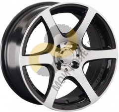 LS Wheels LS328  7.5x17 5x114,3  ET40 Dia67.1 BKF ()