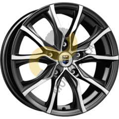 КиК Твист 7.5x17 5x108 ET49 Dia67.1 алмаз черный