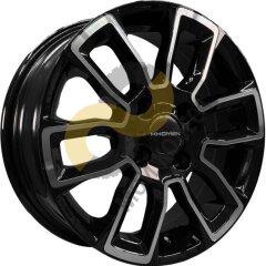 Khomen Wheels KHW1406 5.5x14 4x100 ET46 Dia54.1 Black-FP