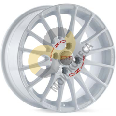 OZ Superturismo WRC 7x17 5x114,3  ET45 Dia75 White Red Lettering ()