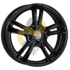 MAK Nurburg 9.5x21 5x112  ET25 Dia66.6 Gloss Black ()