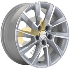 Khomen Wheels KHW1604 6x16 5x100 ET38 Dia57.1 F-Silver-FP