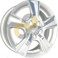 Skad Крит 5.5x14 4x100 ET38 Dia67.1 алмаз белый