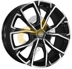 Khomen Wheels KHW1907 7.5x19 5x120 ET41 Dia59.5 Black-FP