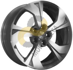 Khomen Wheels KHW1724 7x17 5x108 ET40 Dia54.1 Gray-FP