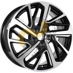 KDW KD1727 7x17 5x108 ET33 Dia60.1 Black-FP
