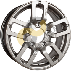 Vector K100  6.5x16 5x139,7  ET40 Dia98 Сильвер 