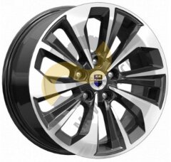КиК Авиор 7x17 5x112 ET45 Dia57.1 алмаз черный