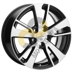 Khomen Wheels KHW1704 7x17 5x114,3  ET39 Dia60.1 Black-FP ()