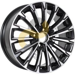 KDW KD1610 6.5x16 5x114,3 ET50 Dia67.1 Black Front Polished
