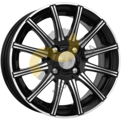 КиК Сиеста 5x13 4x98 ET38 Dia58.5 алмаз черный