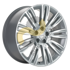 Khomen Wheels KHW2004 8.5x20 5x120  ET45 Dia72.6 Brilliant Silver-FP ()