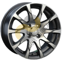 LS Wheels LS233 7.5x17 5x112  ET40 Dia73.1 GMF ()