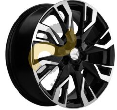 Khomen Wheels KHW1809 7x18 5x110  ET35 Dia67.1 Black-FP 