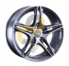 LS Wheels LS1056 7x16 5x100  ET43 Dia57.1 GMF ()