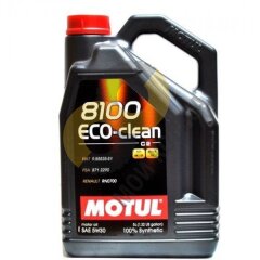 Моторное масло Motul 8100 Eco Clean 0W-30 синтетическое 5 л.