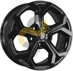 Khomen Wheels KHW1606 6.5x16 5x114,3 ET43 Dia67.1 Черный