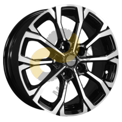 Khomen Wheels KHW1605 6.5x16 5x114,3 ET40 Dia66.1 Black-FP