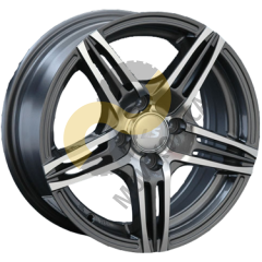 LS Wheels LS189 7.0x16 5x114,3  ET40 Dia73.1 BKFRL ()