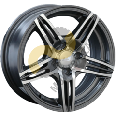 LS Wheels LS189 6.5x15 4x98 ET32 Dia58.6 GMF
